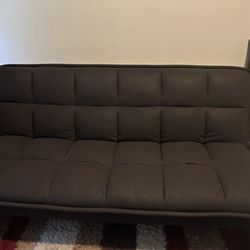 Chocolate Brown Futon Couch