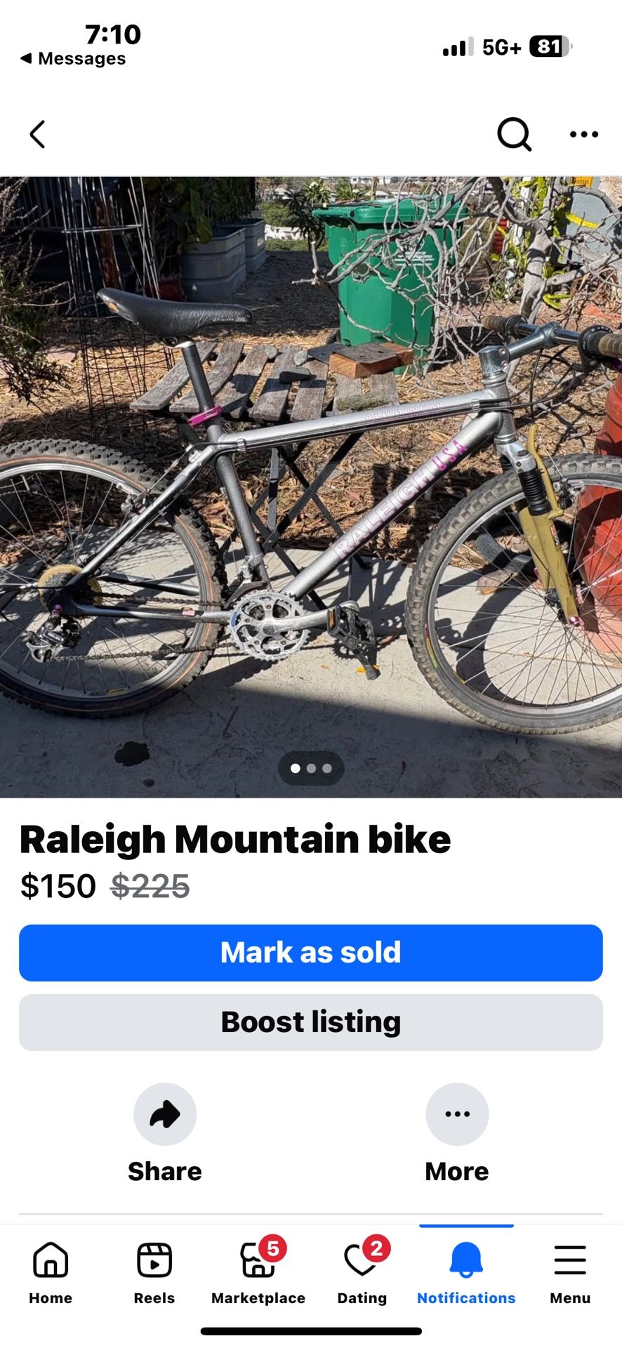 Raleigh Mountain Bike