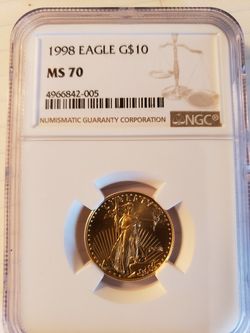 1998 Eagle $10 MS 70