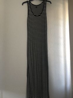 Stripped Maxi Dress