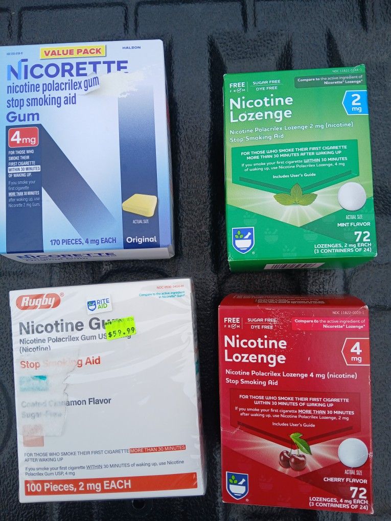 Stop Smoking With Nicotene Gum And Losenge