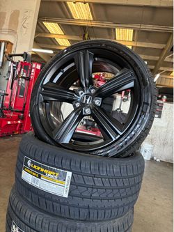 WHEELS HONDA ACCORD 19X8.5 5x114.3  TIRE SIZE (contact info removed) LIONHART  FINANCE AVAILABLE