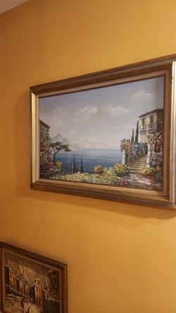 Luigi Sandini Oil on Canvas Must Go