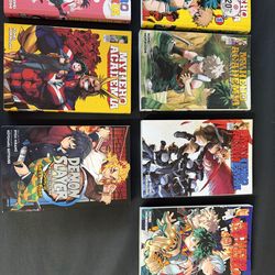 manga (my hero academia, attack on titan + one death note & demon slayer!)