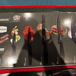6 Pcs Kitchen Knife Set 