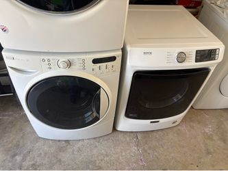 Kenmore Elite stackable washer and Maytag gas dryer