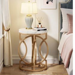 2 Modern Round End Tables