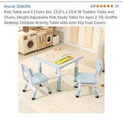 Unopened Table Set W/two Chairs