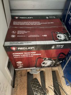 Red Lion 6 HP Gas-Powered 3” Trash Pump New