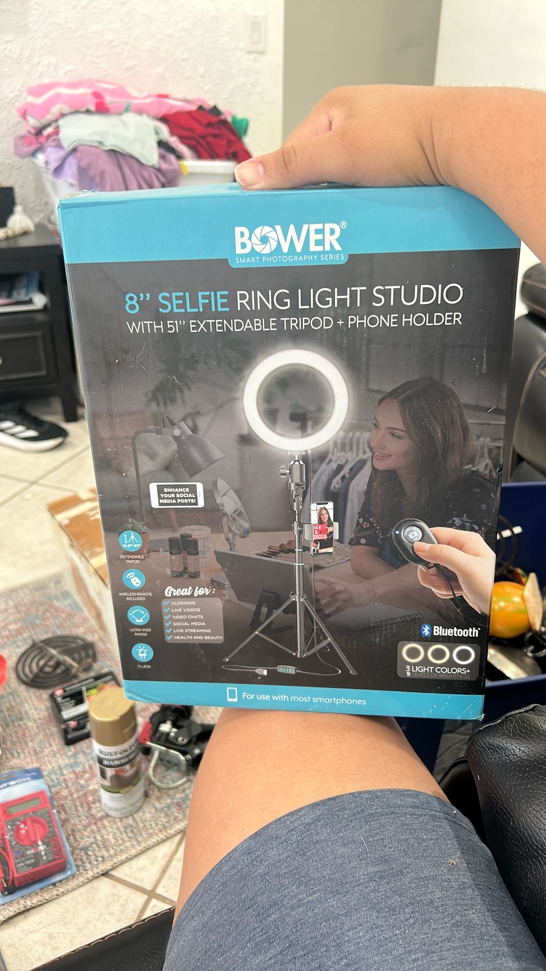 8” SELFIE RING LIGHT STUDIO