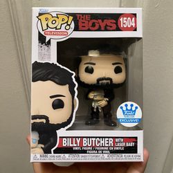 #1504 Funko Pop Television Show The Boys Billy Butcher With Laser Baby (Funko Exclusive)