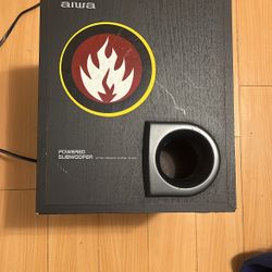 AIWA  Powered Subwoofer Model Ts-W35U