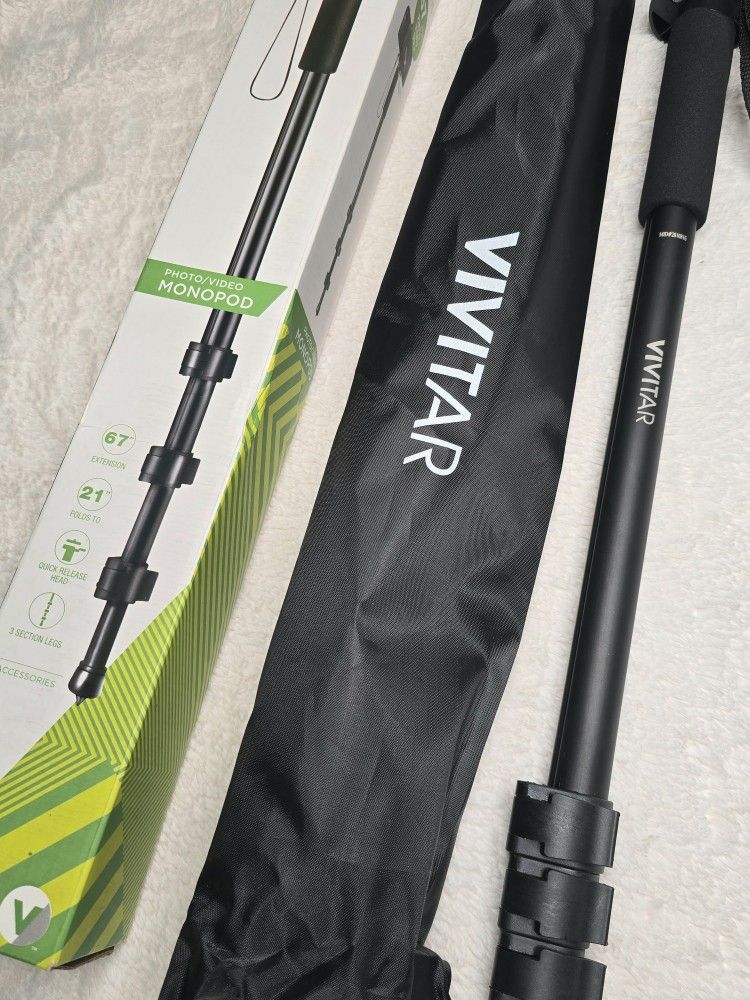Vivitar 67-Inch Monopod (Black)