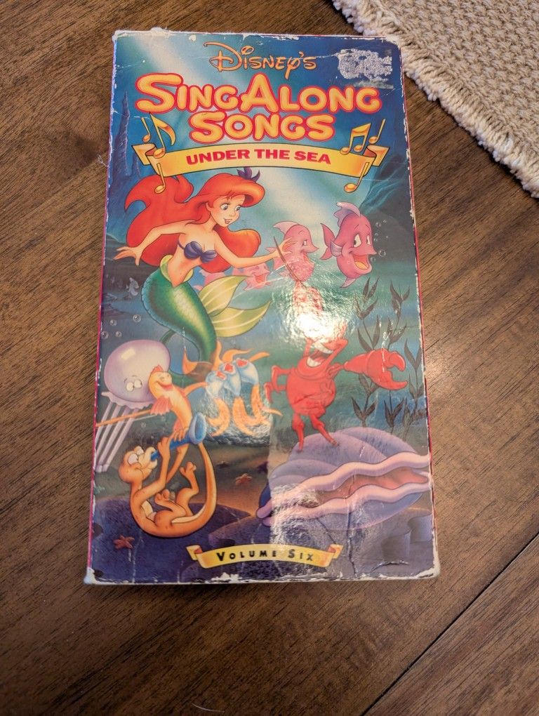 Disneys Sing Along Songs - The Little Mermaid: Under the Sea (VHS, 1990)