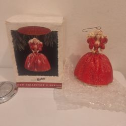 Vintage 1993 Holiday Barbie Hallmark Keepsake Ornament 1st in Series EUC in Box