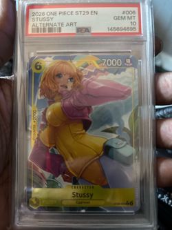 One Piece Stussy Alternate Art PSA 10 Gem Mint