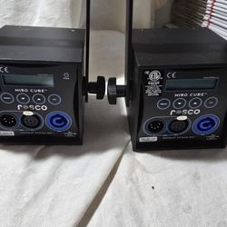 2 Rosco Miro Cube Stage UV Dj Lights
