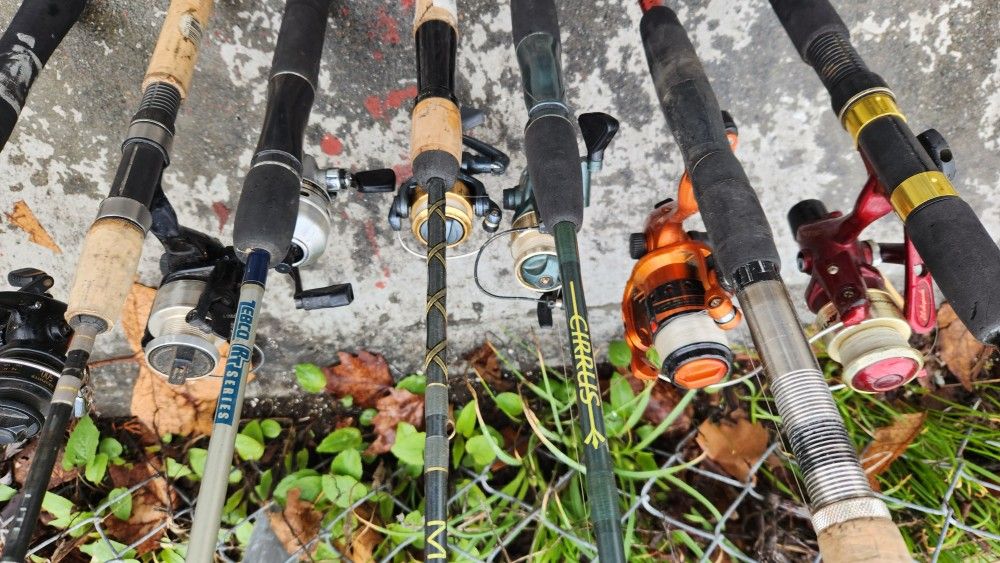 Fishing Rods Gear Extra Reels