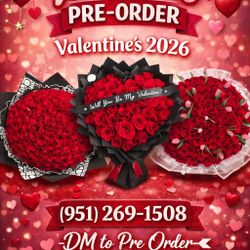 Valentines Floral Arrangements Or Bouquets 📍San Fernando Valley 