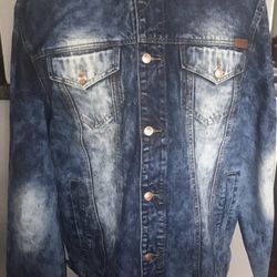 Winchester Oversized Heavy Duty Jean Jacket Mens 3XL Denim