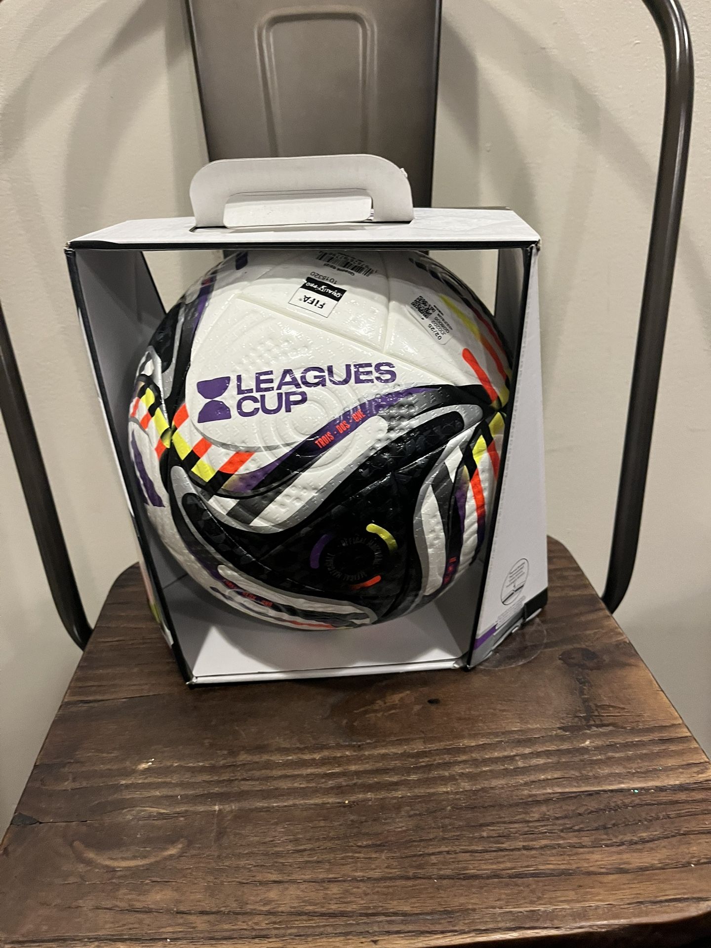 adidas Soccer Leagues Cup 25 Pro Ball White FIFA Quality JD0202 Size 5 $170 retail