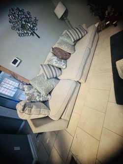 Two-piece sectional sofa