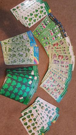 St Patrick's day stickers over 50 packs
