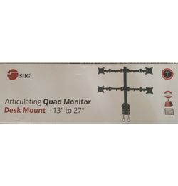 Quad Monitor Desk Mount