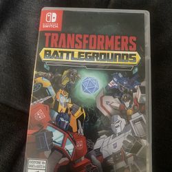 Transformers Battlegrounds Nintendo Switch 