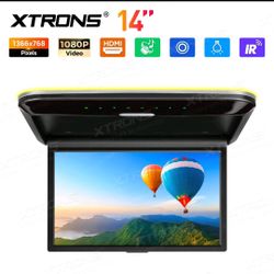 Xtrons 14" 1080p Car RV Roof Monitor Player New Sealed box