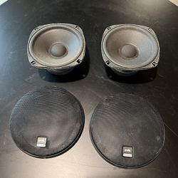 Pair Of Polk Audio 4" Midrange Speakers For Car Audio