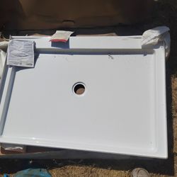 Shower Pan 48x34 Center Drain 
