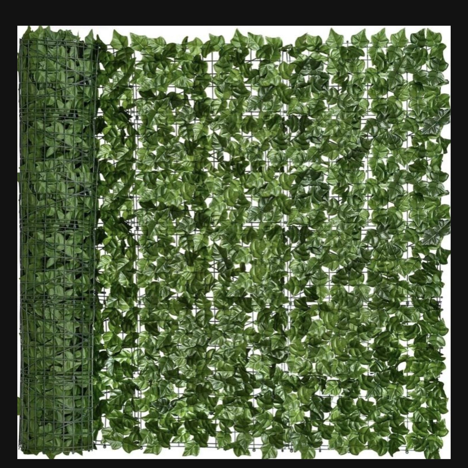 Artificial Faux Ivy Hedge Privacy Fence Wall Screen, Leaf and Vine Decoration for Outdoor Garden Home Decor, (120* 39.4inch)