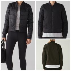 6) Lululemon  Non-Stop  Reversible Bomber Jacket 