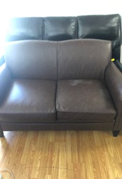 Leather Love seat