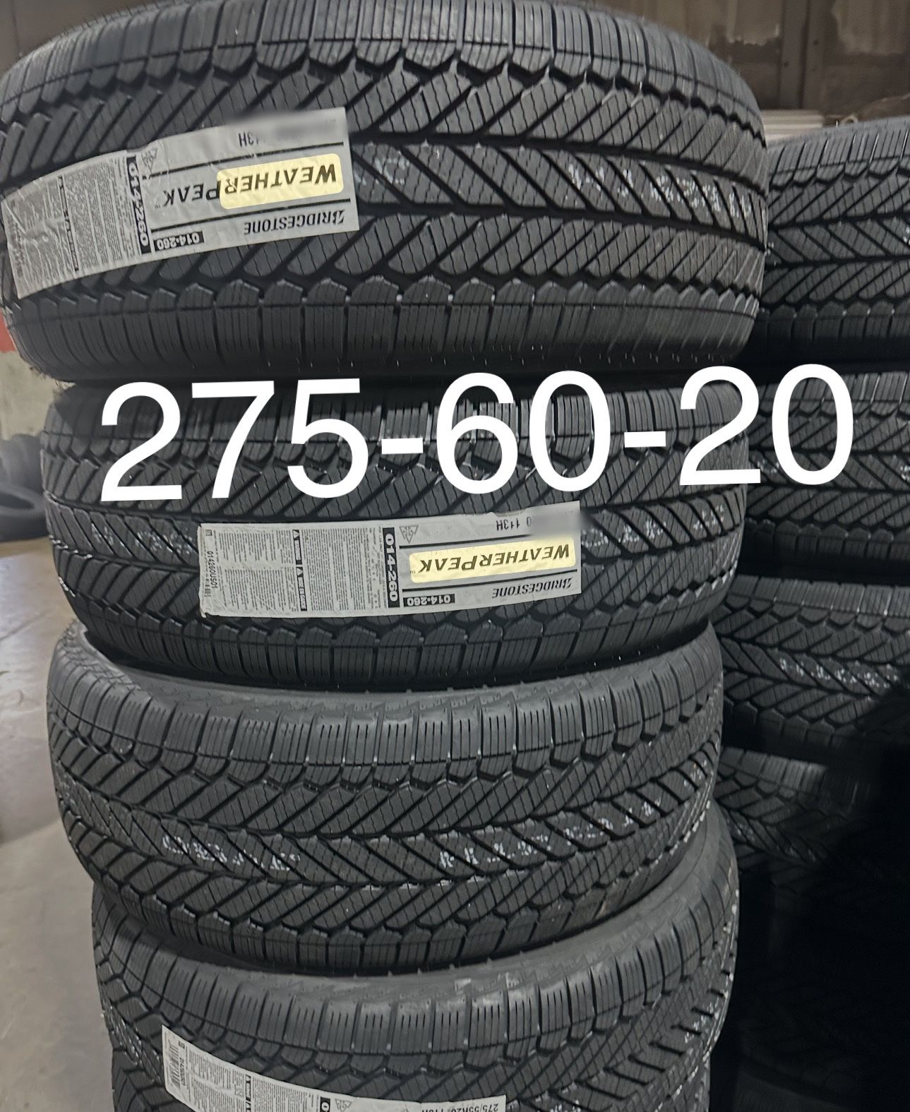 4 New 275-60-20 Bridgestone