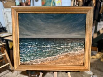 Traces of Shoreline Original Acrylic Painting