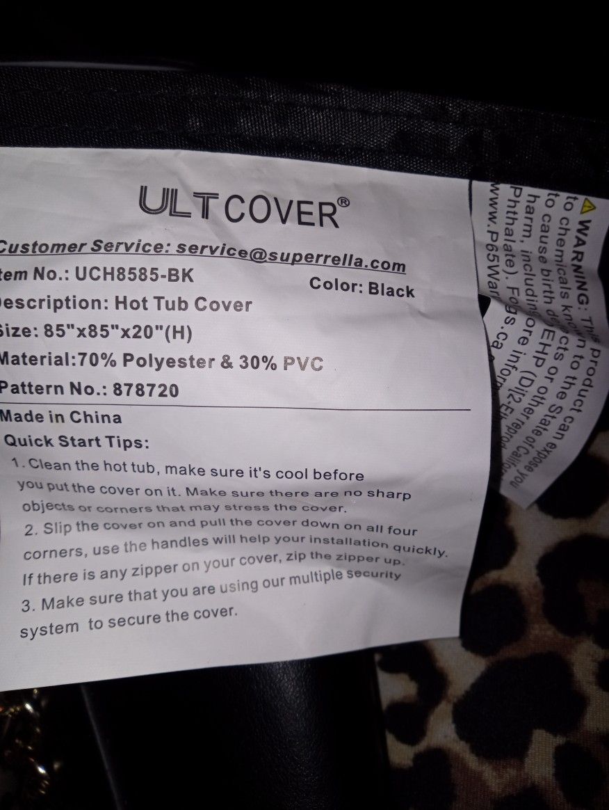 Hot Tub Cover