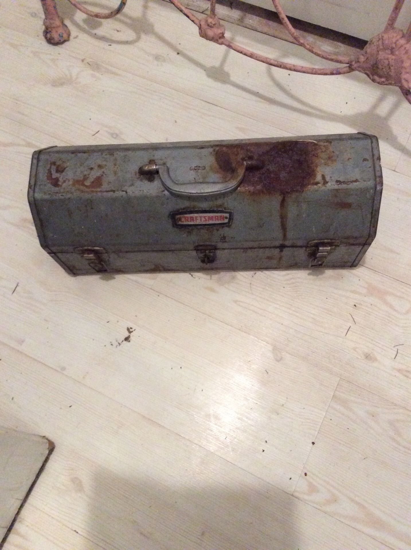 Vintage craftsman tool box