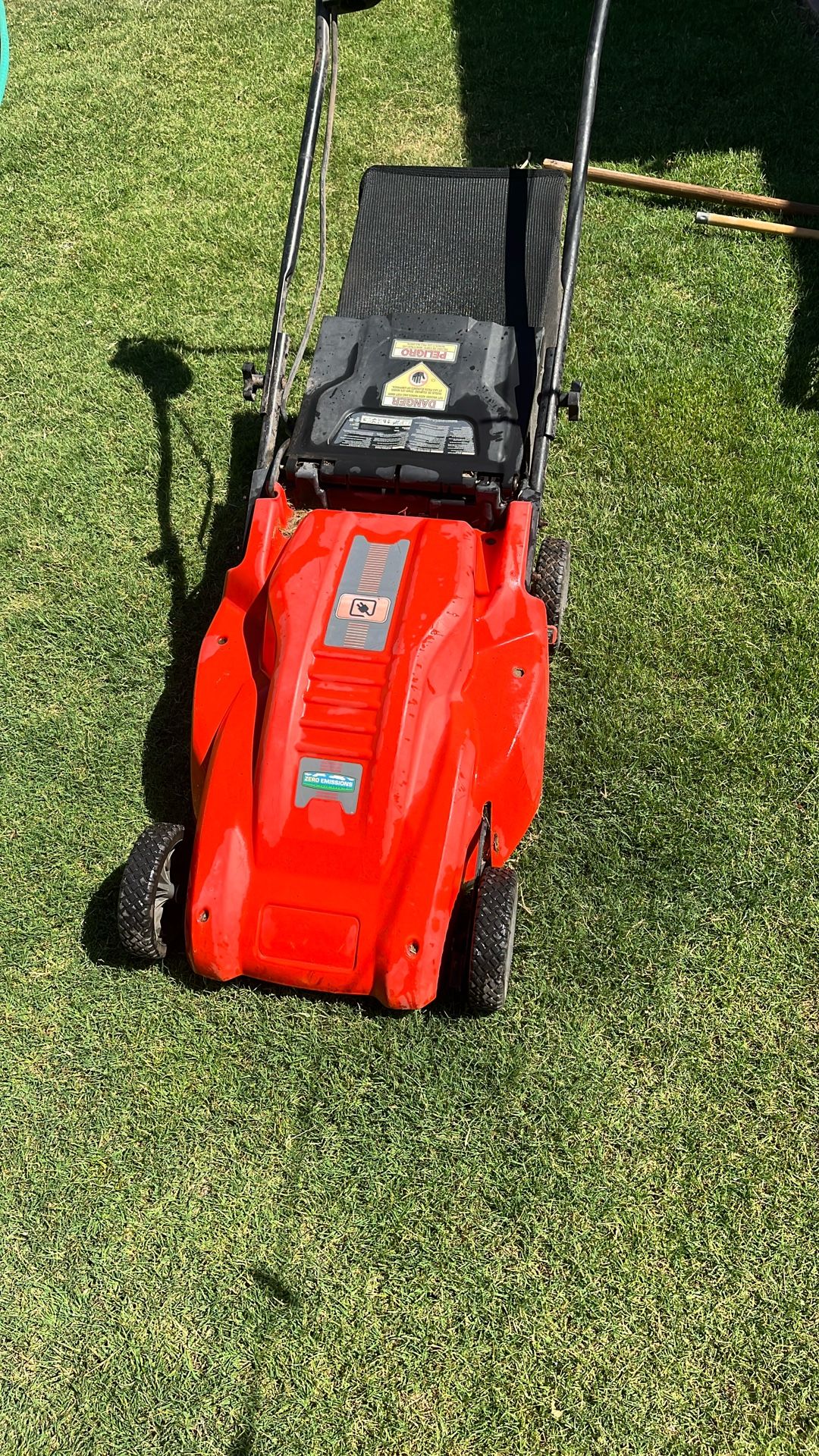 Electric Zero Emissions Lawn Mower