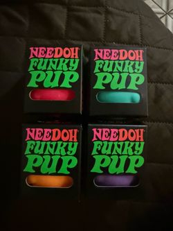 Needoh Funky Pup / $15 each / (Set of 4)
