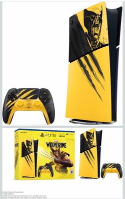 PlayStation®5 Digital Edition – Marvel’s Wolverine Battle Yellow Limited Edition Bundle