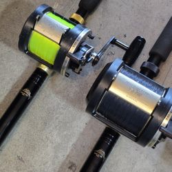 Shimano 30 &50 reels/New lines/Custom Rods
