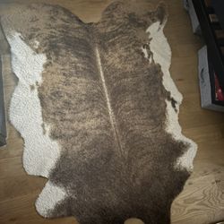 Urban Outfitters Faux Calf Hair Rug