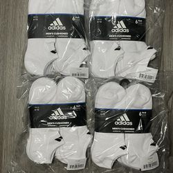 24 Pairs Of Adidas Socks L