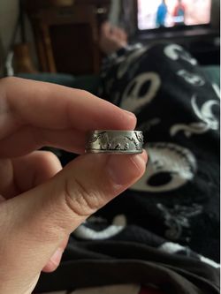 1928 peace silver dollar ring