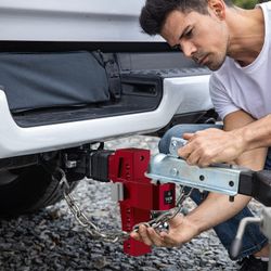 Weigh Safe Adjustable Trailer Hitch - 8 Drop for 2.5 Receiver