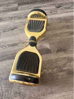Gold bluetooth hoverboard
