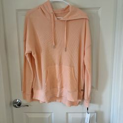 Calvin Klein Women’s Waffle Hooded Shirt from Macy’s  