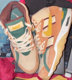 Green yellow and Brown Nike